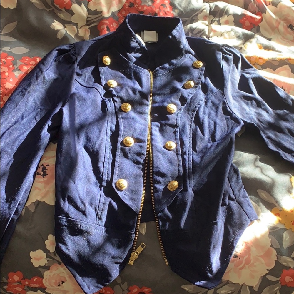 Blue/gold jacket
